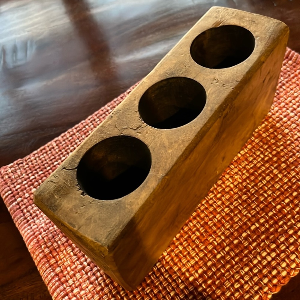 3 holed sugar mold - perfect for decoration